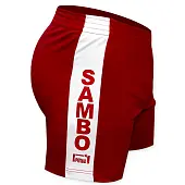 Шорты Самбо "Крепыш Я" красные от магазина Супер Спорт