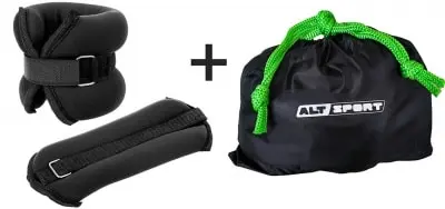картинка Утяжелители ALT Sport HKAW101-1 в сумке черные 